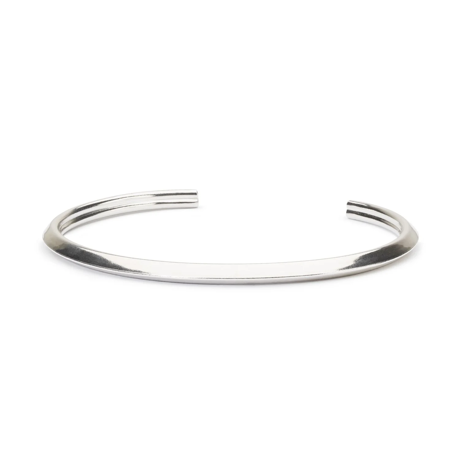 Bangle a Cuore con 2 Stop in Argento - Image 4