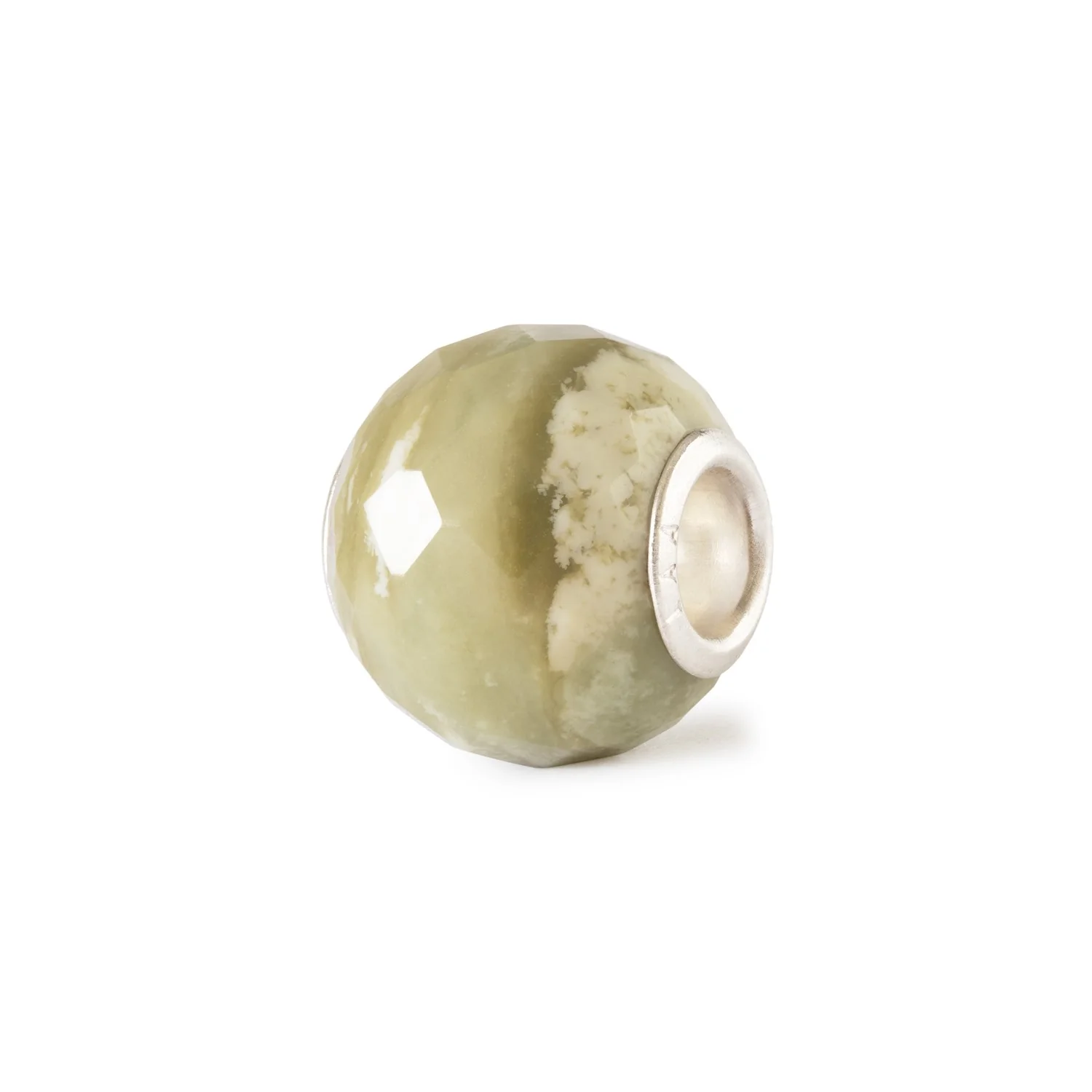 Calcite Giallo-Verde Rotonda Sfaccettata