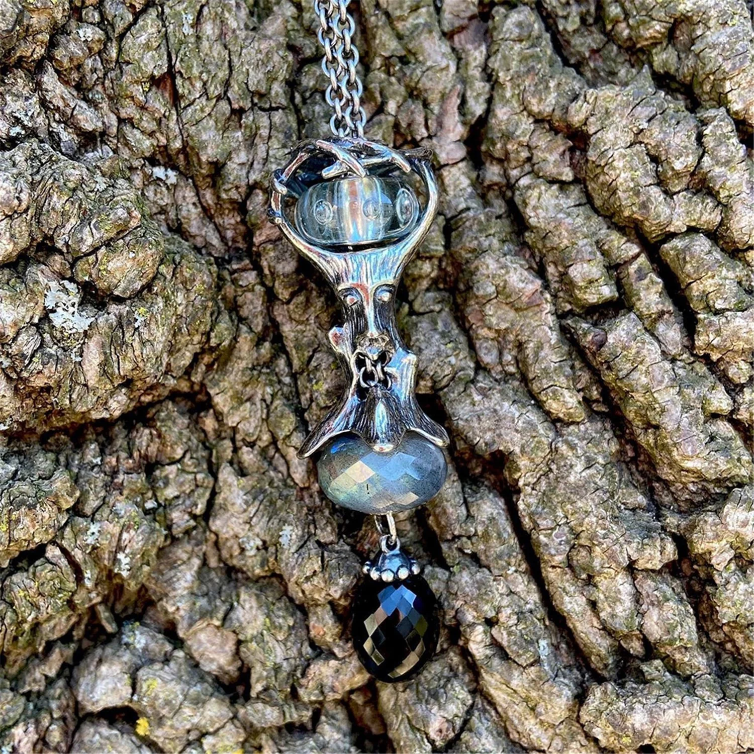 Collana d'Argento con Onice Nero - Image 14