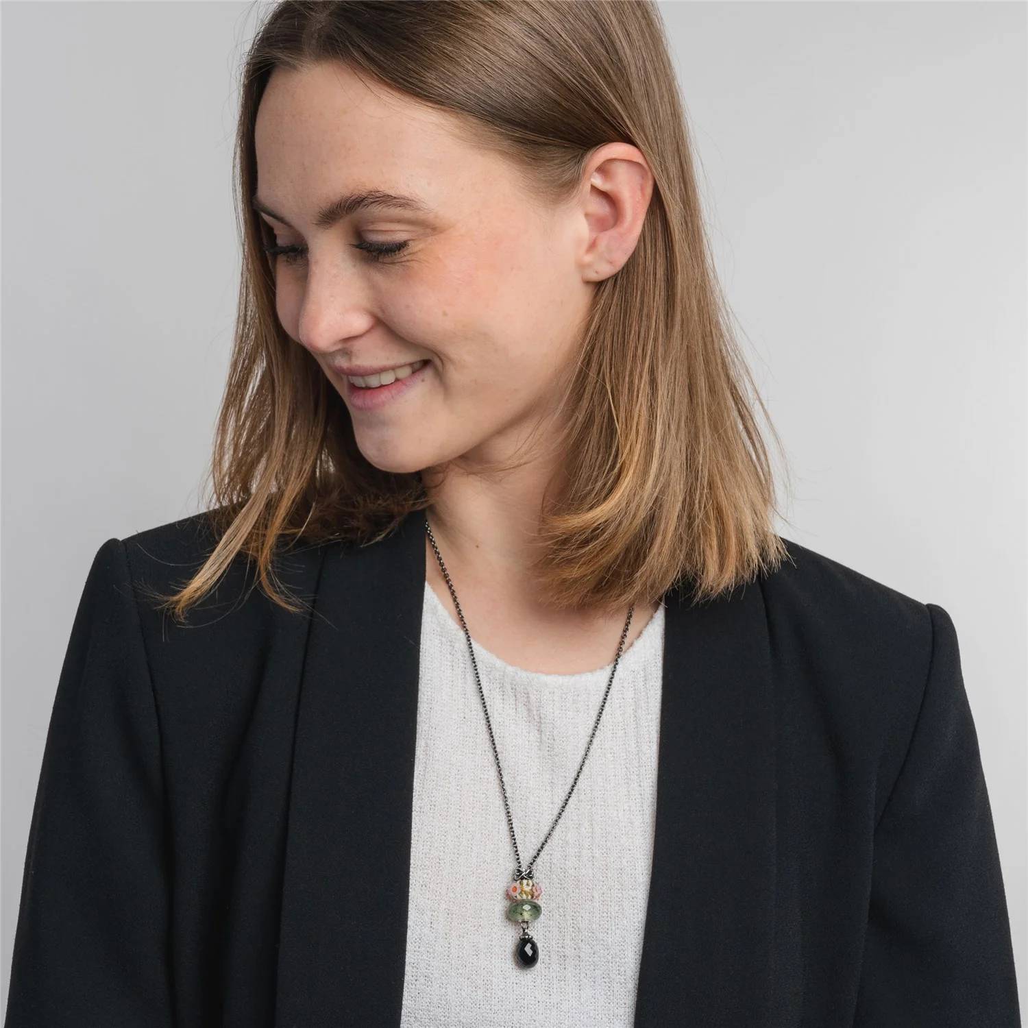 Collana d'Argento con Onice Nero - Image 6