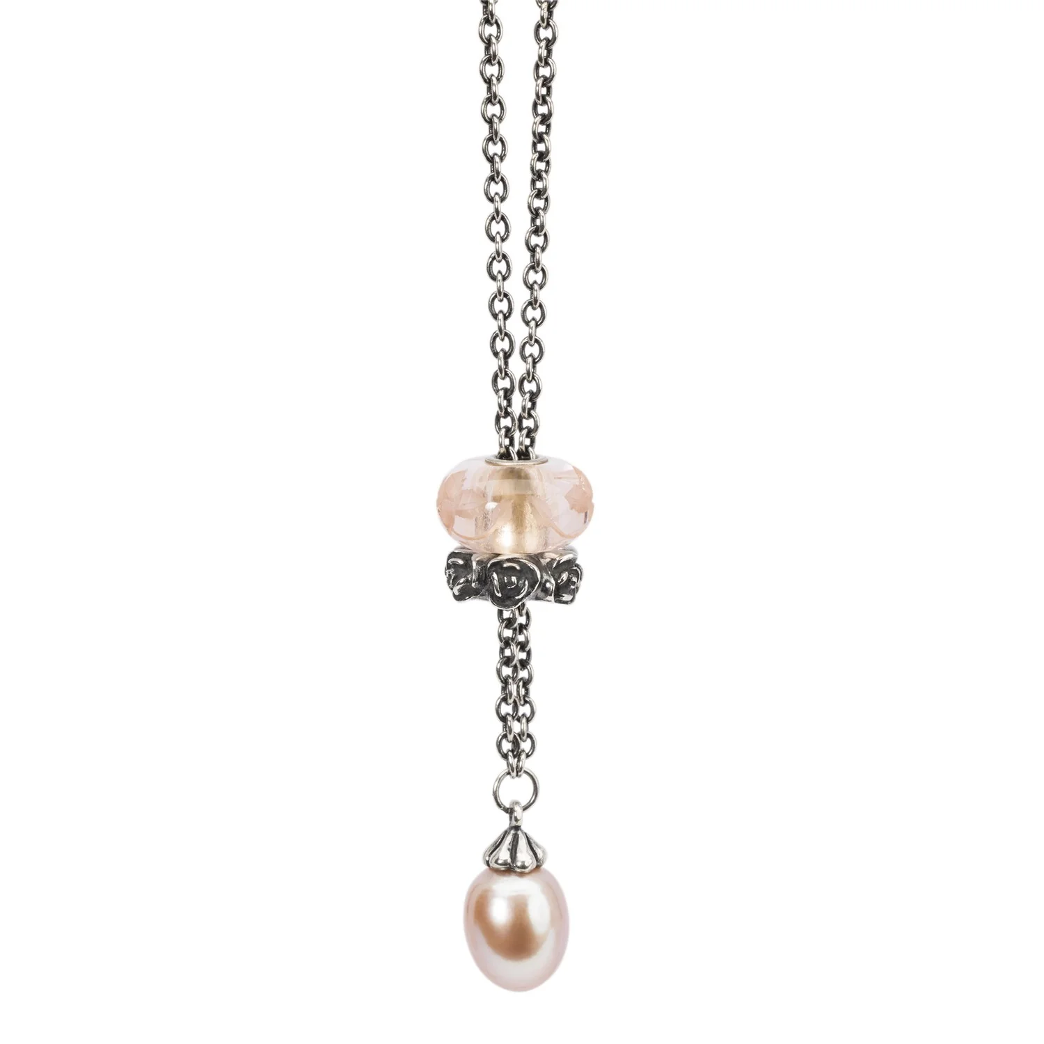 Collana d'Argento con Perla Rosa - Image 5