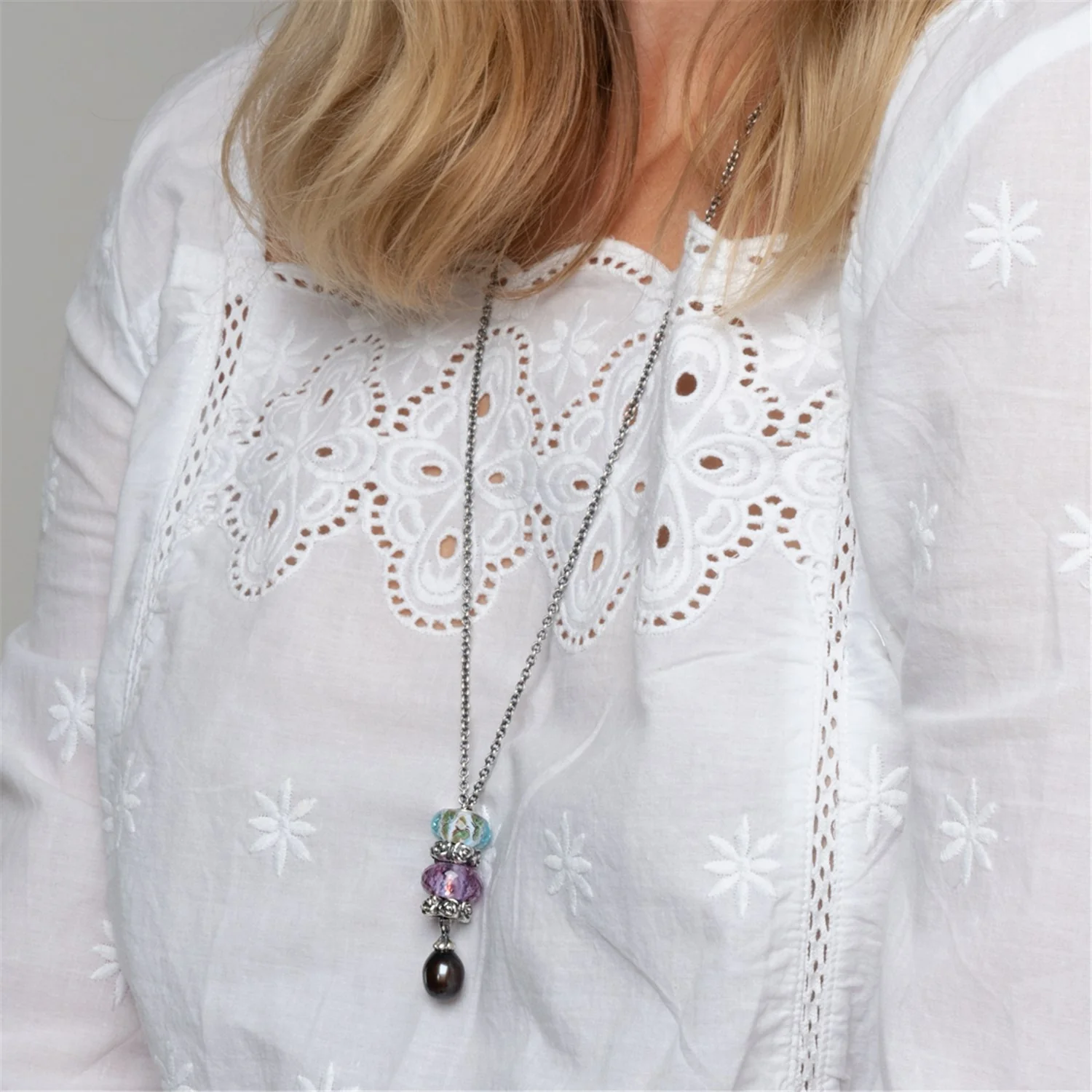 Collana Fantasia con Perla Pavone - Image 10