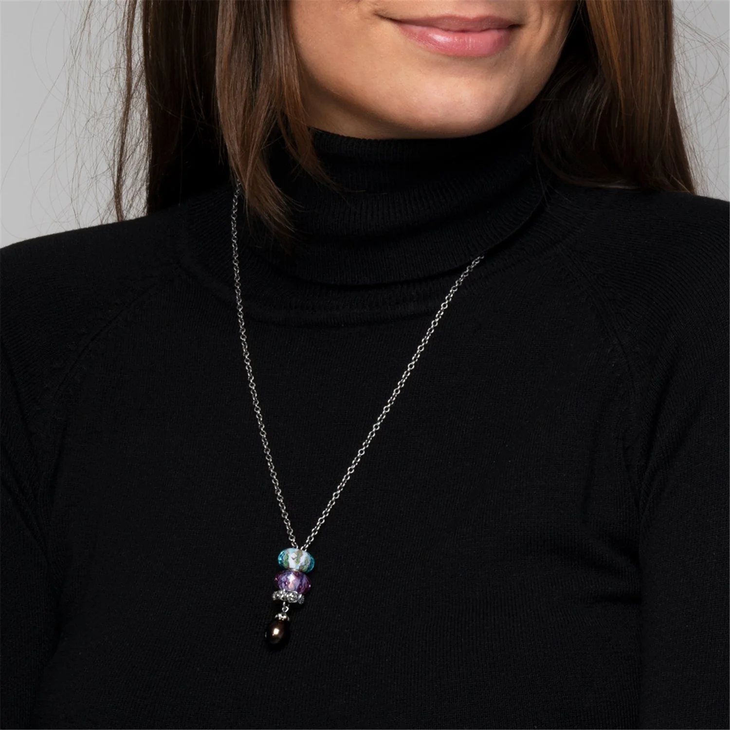 Collana Fantasia con Perla Pavone - Image 4