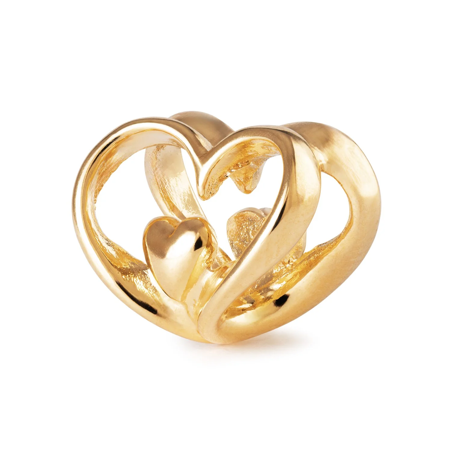 Cuore a cuore, placcato oro - Image 3